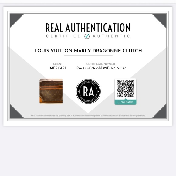 Auth Louis Vuitton MARLY DRAGONNE CLUTCH - Picture 14 of 14